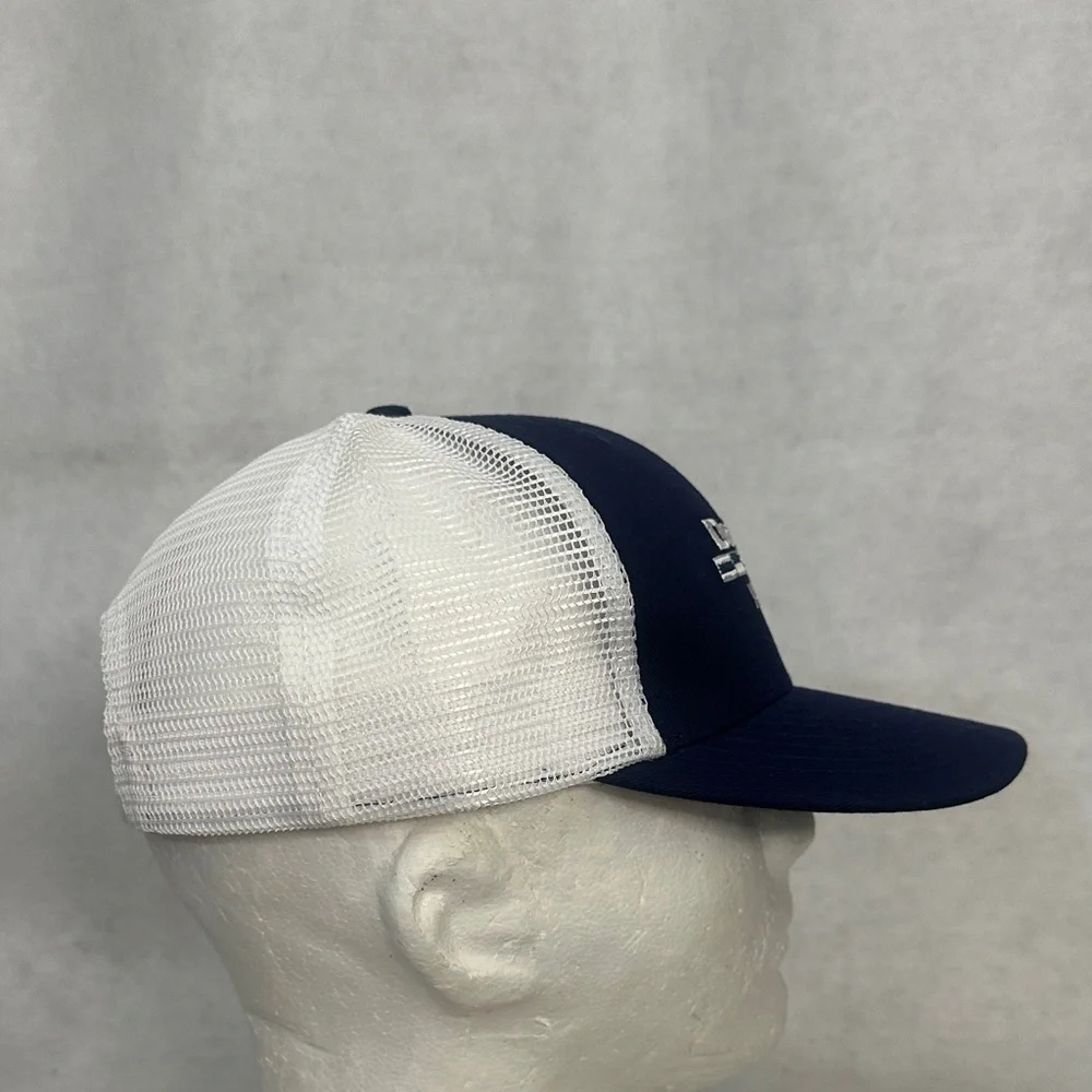 Navy and White Trucker Hat - Picture 4 of 4